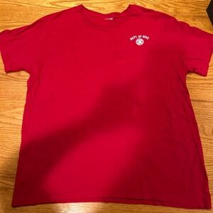 VINTAGE Nike “Dept. of Nike” Soccer Tee – Red – Men’s Large